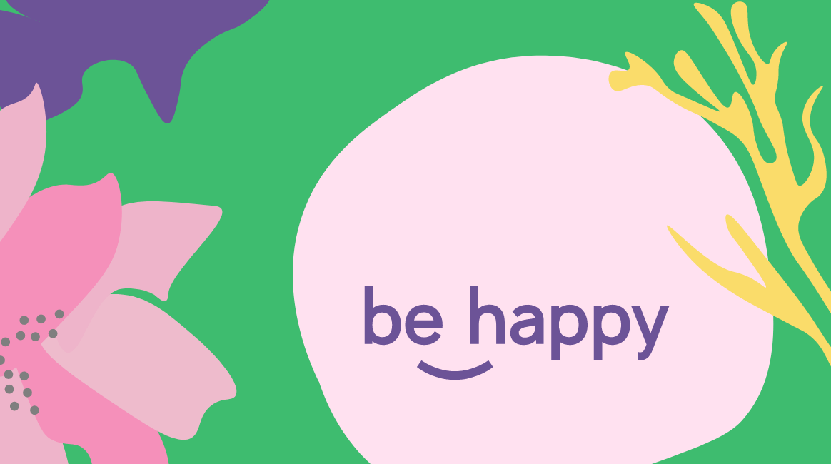 Иллюстрация для соцсетей be happy